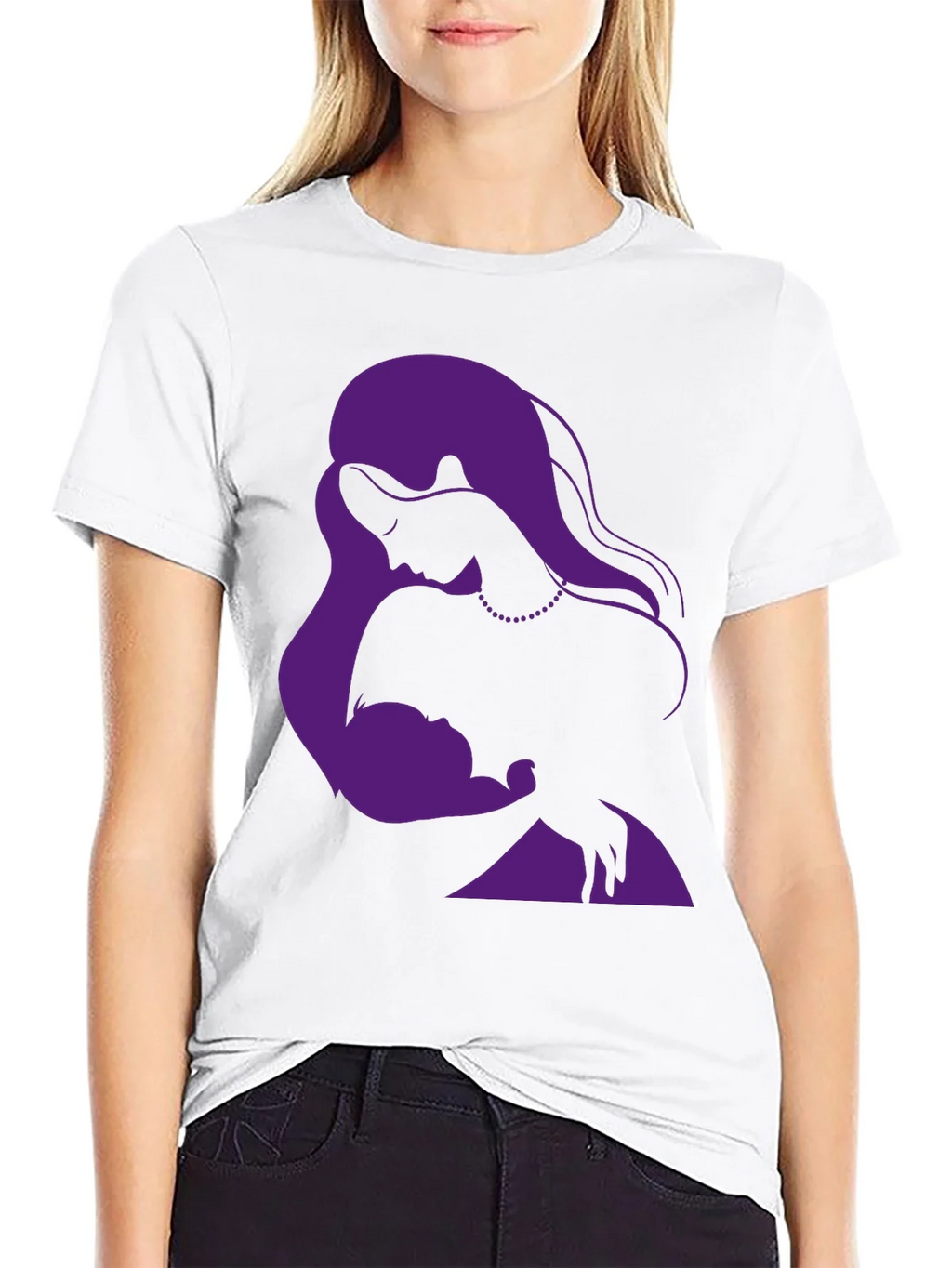 Elegant Mother & Child Graphic T-Shirt product image 6