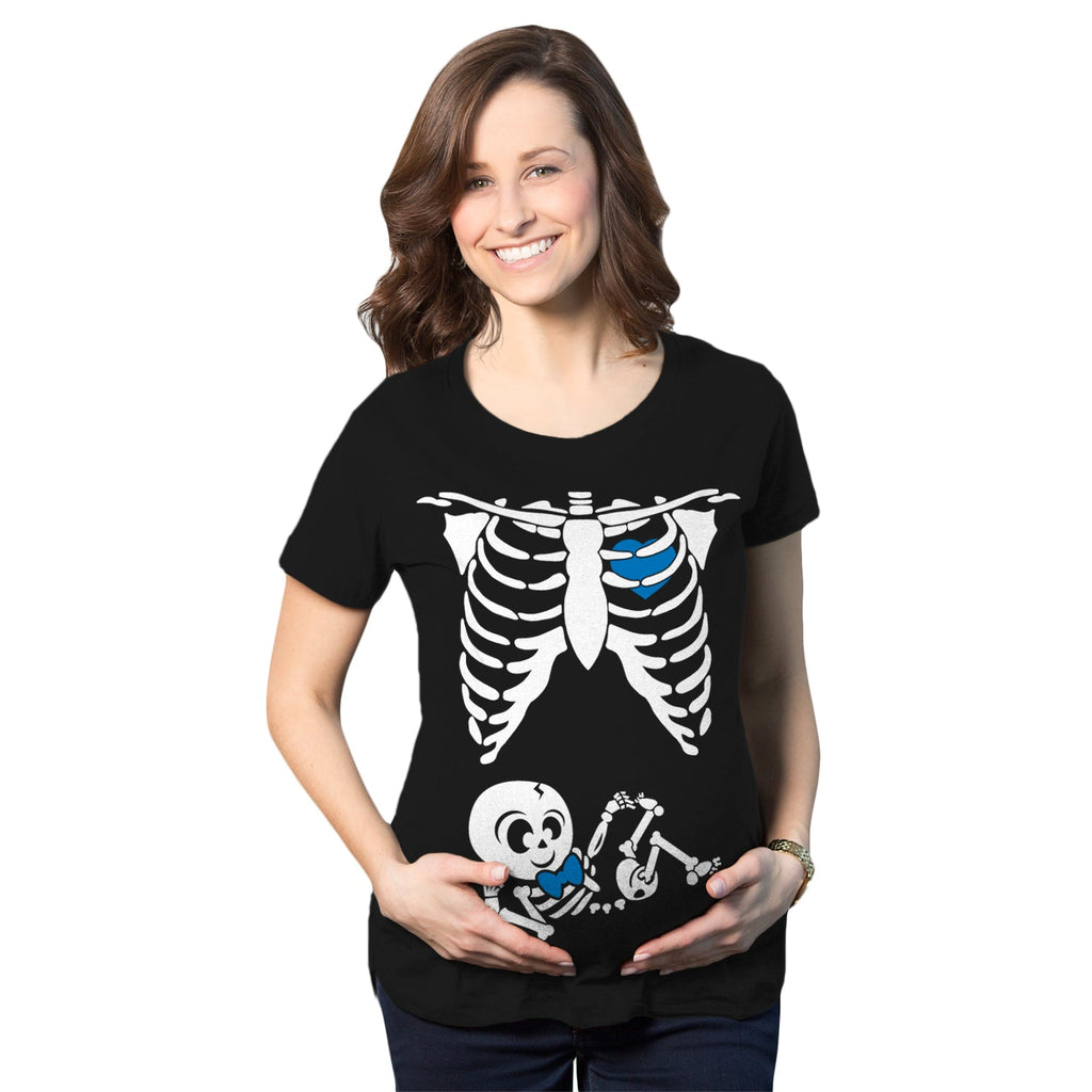 Skeleton Baby Boy Maternity T Shirt product image 1