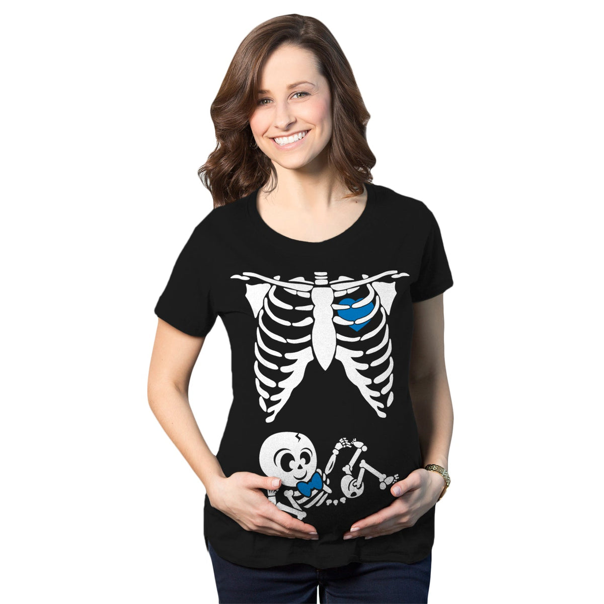 Skeleton Baby Boy Maternity T Shirt product image 1