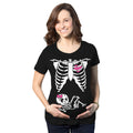 Skeleton Baby Girl Maternity T Shirt product image 1