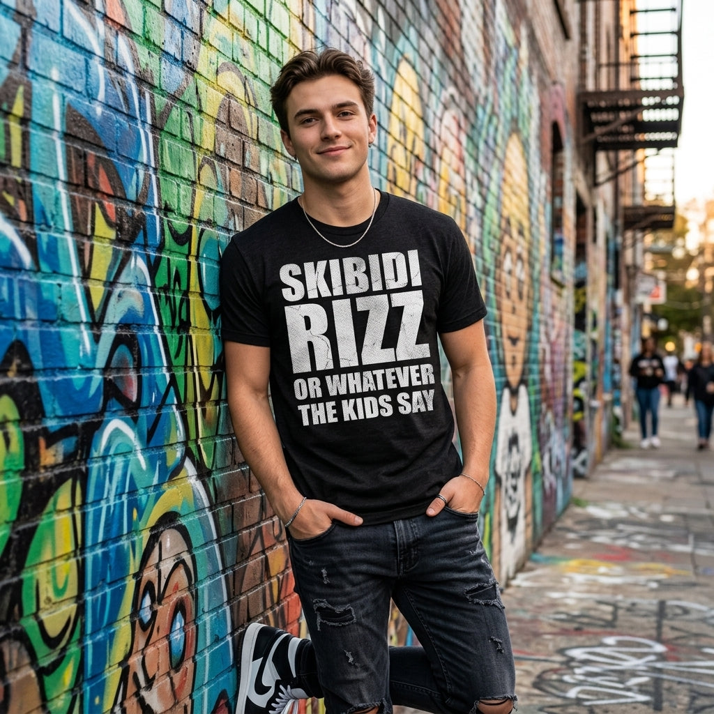 Skibidi Rizz Or Whatever The Kids Say Men's T Shirt product image 2