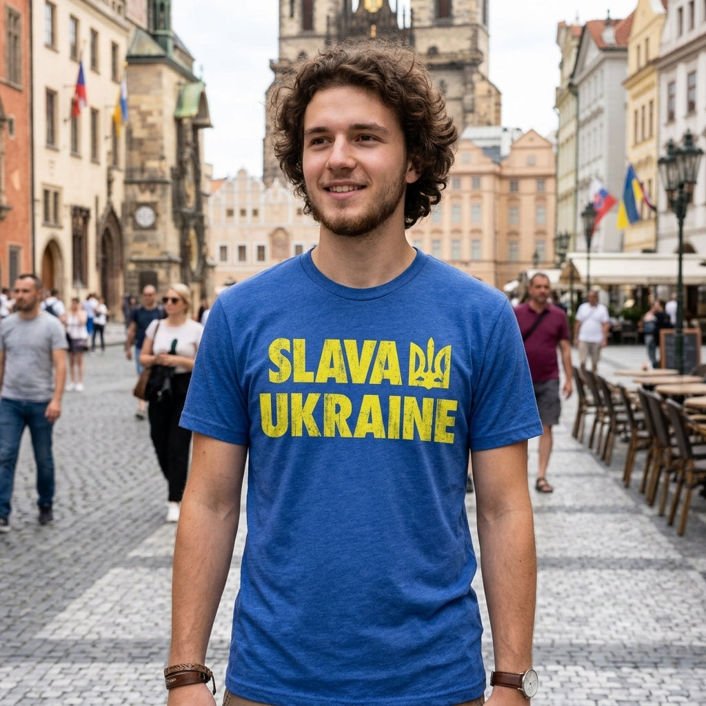 Slava Ukraine Men's T Shirt product image 2