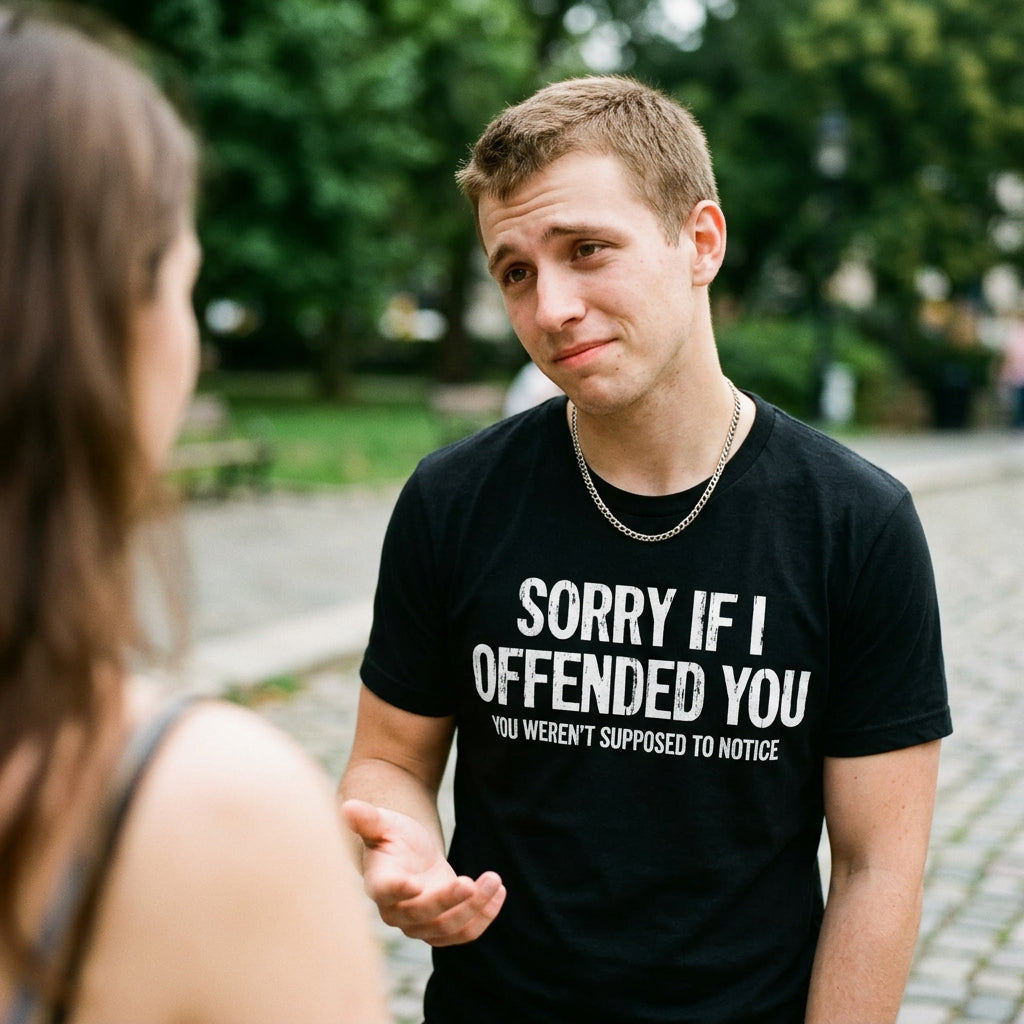 Sorry If I Offended You Werent Supposed To Notice Men's T product image 2