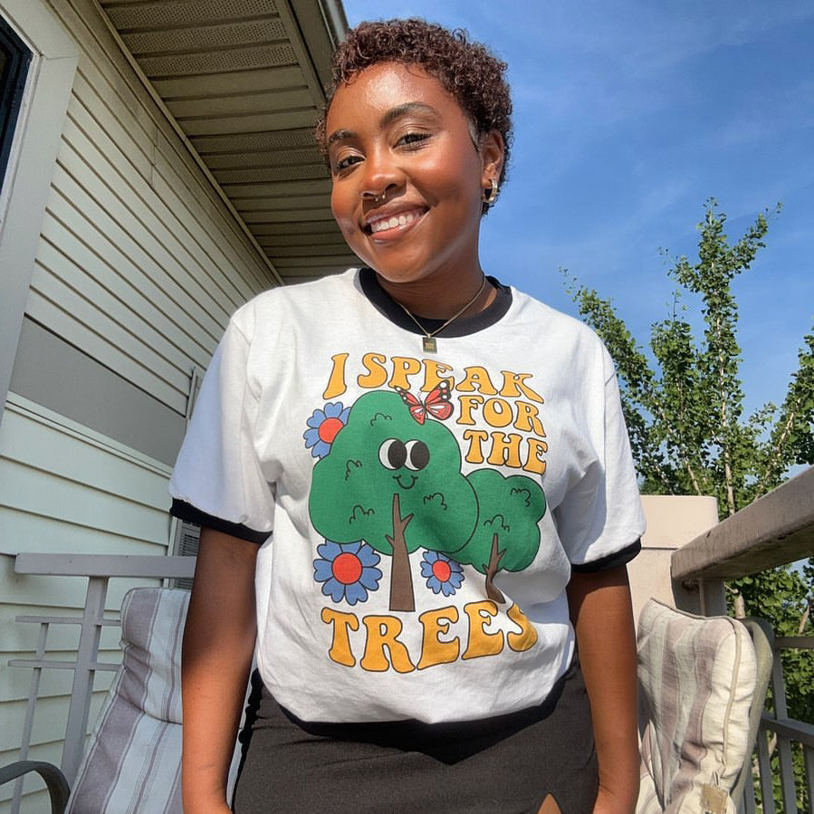 I Speak For The Trees Ringer Tee product image 1