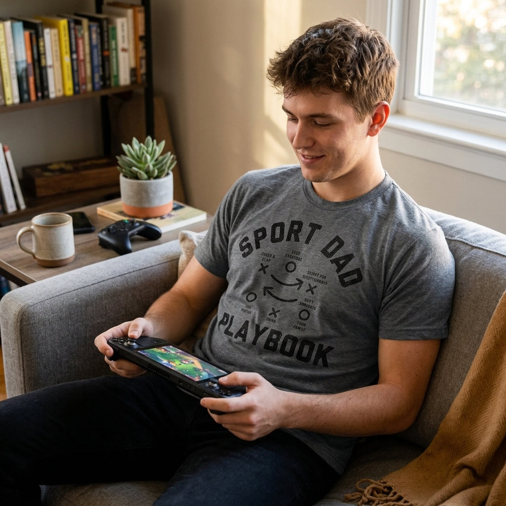 Sport Dad Playbook Men's T Shirt product image 2