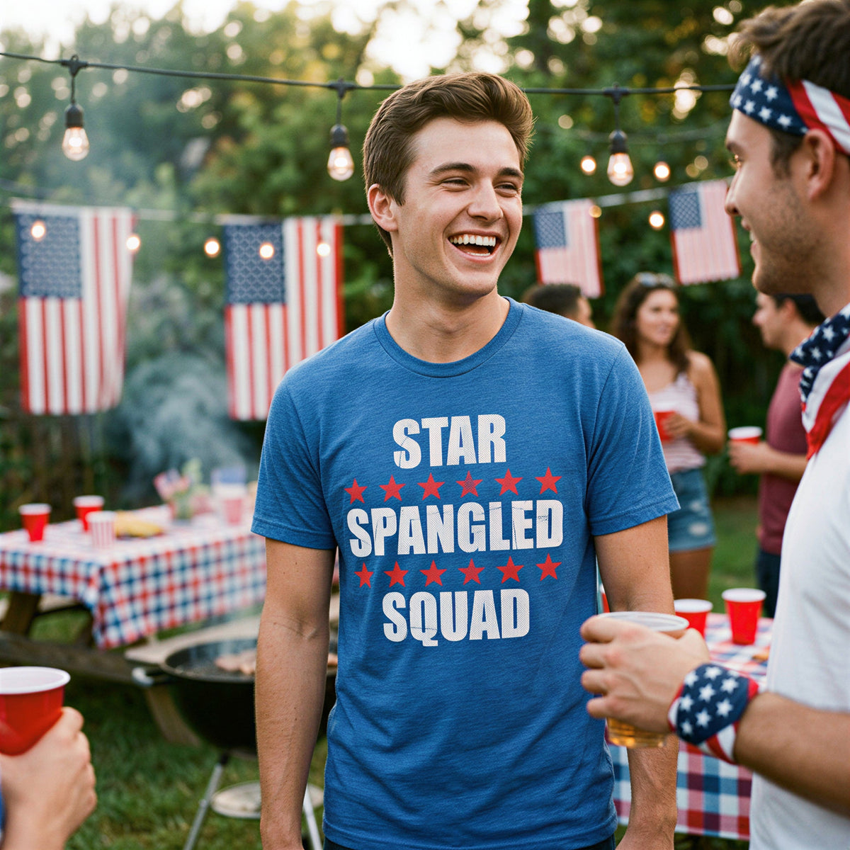 Star Spangled Squad Men's T Shirt product image 2