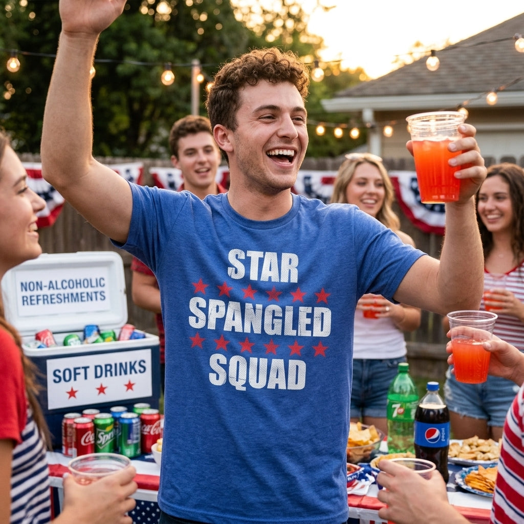 Star Spangled Squad Men's T Shirt product image 4