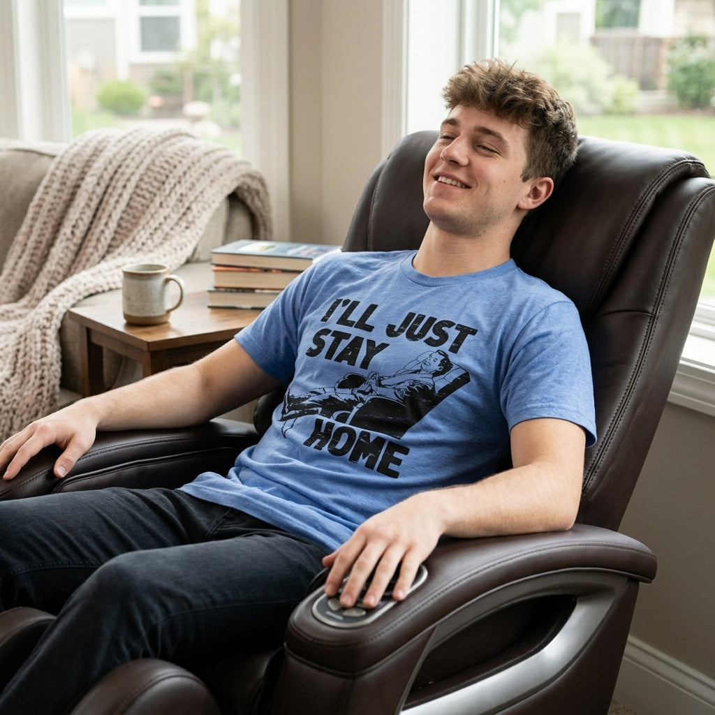 Ill Just Stay Home Men's T Shirt product image 2