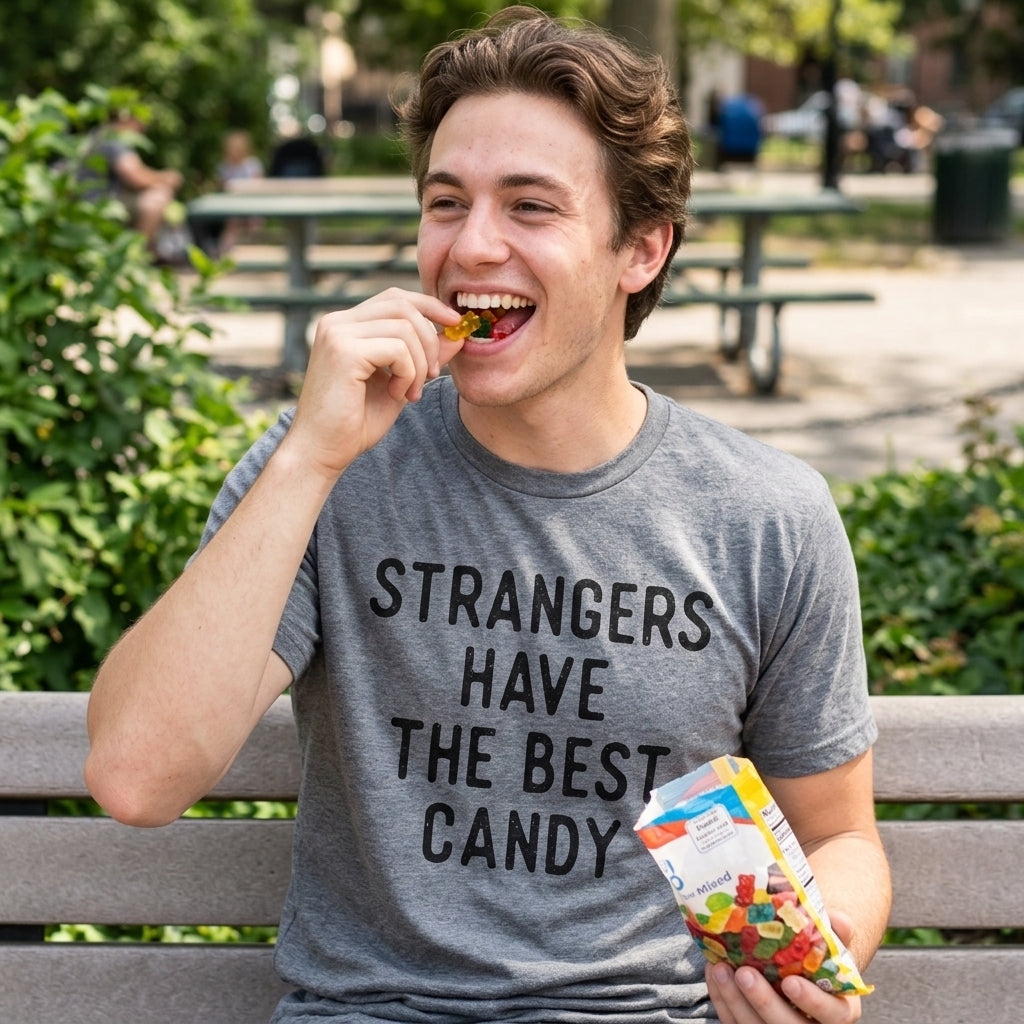Strangers Have The Best Candy Men's T Shirt product image 2