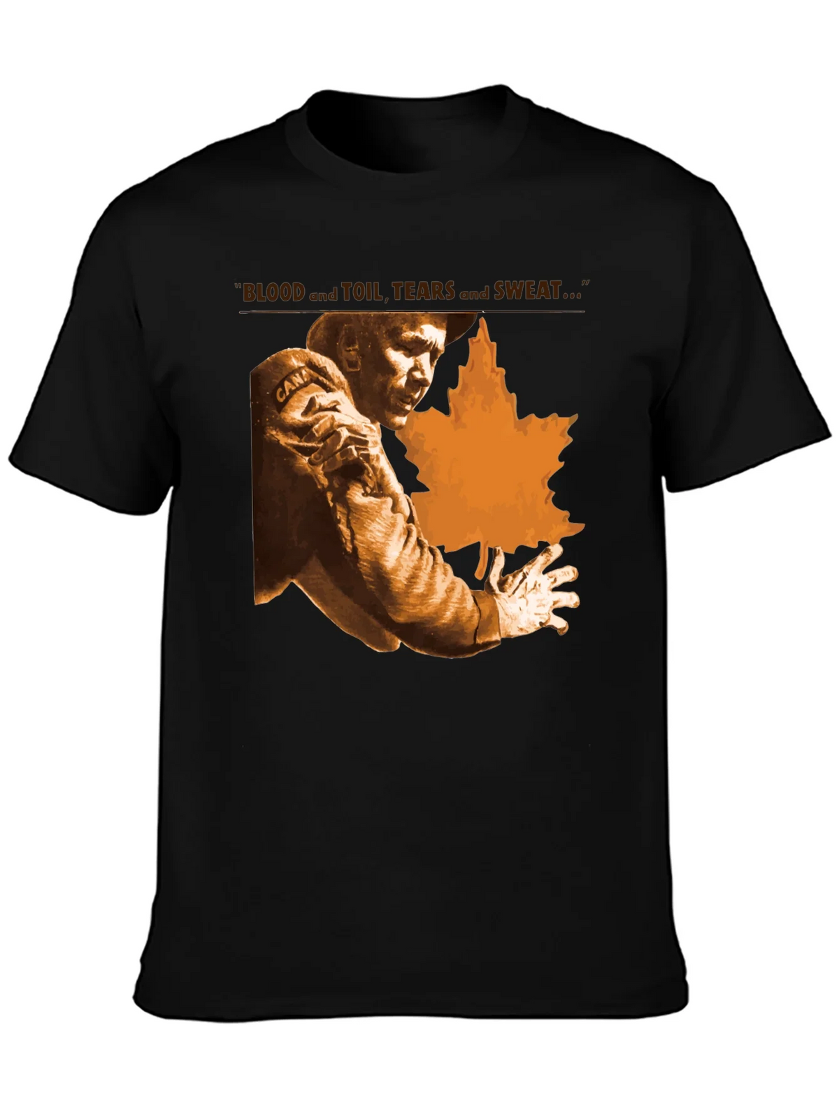 Blood Toil Tears Sweat T-Shirt - Canada Maple Leaf product image 3