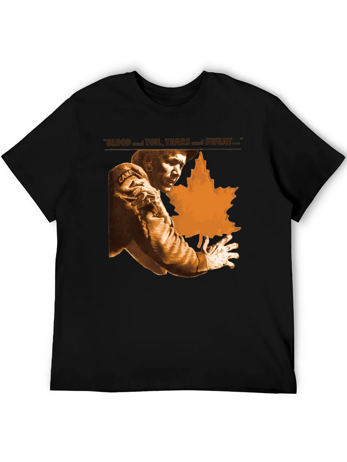 Blood Toil Tears Sweat T-Shirt - Canada Maple Leaf product image 5