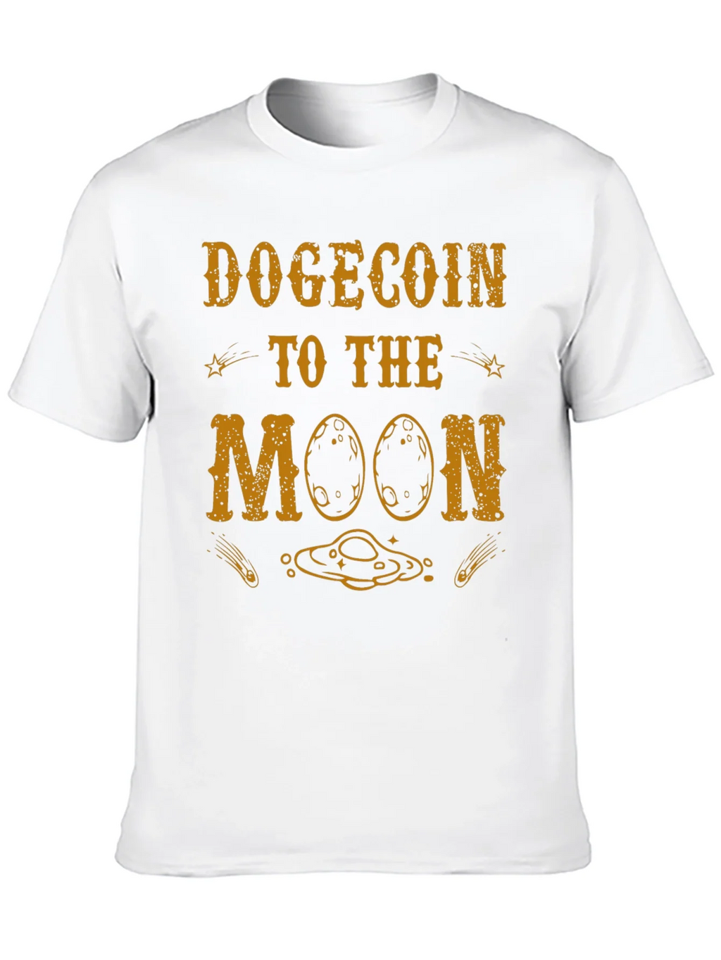 Dogecoin to the Moon Graphic Tee product image 8