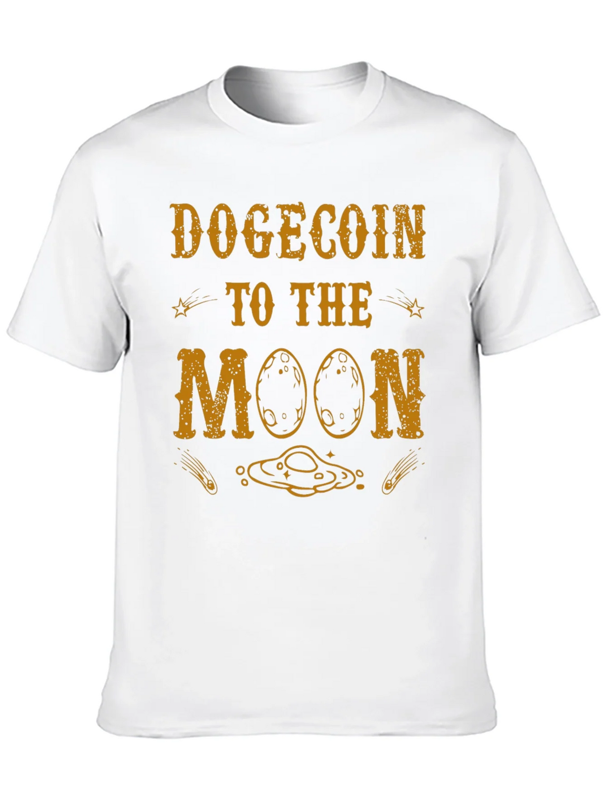 Dogecoin to the Moon Graphic Tee product image 8