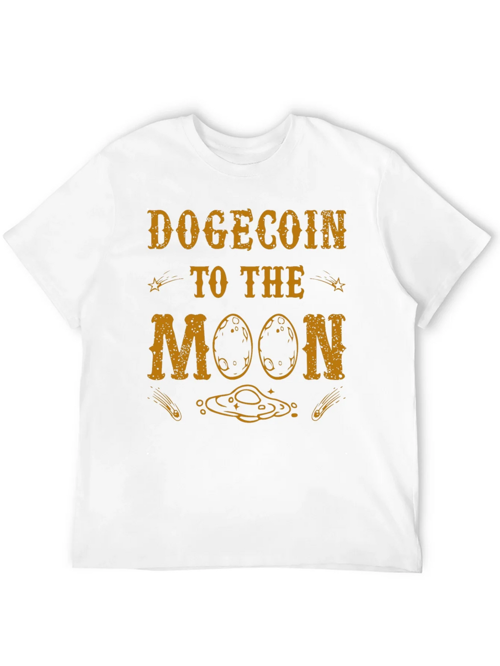 Dogecoin to the Moon Graphic Tee product image 10