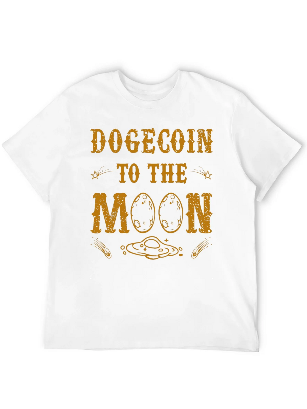 Dogecoin to the Moon Graphic Tee product image 10