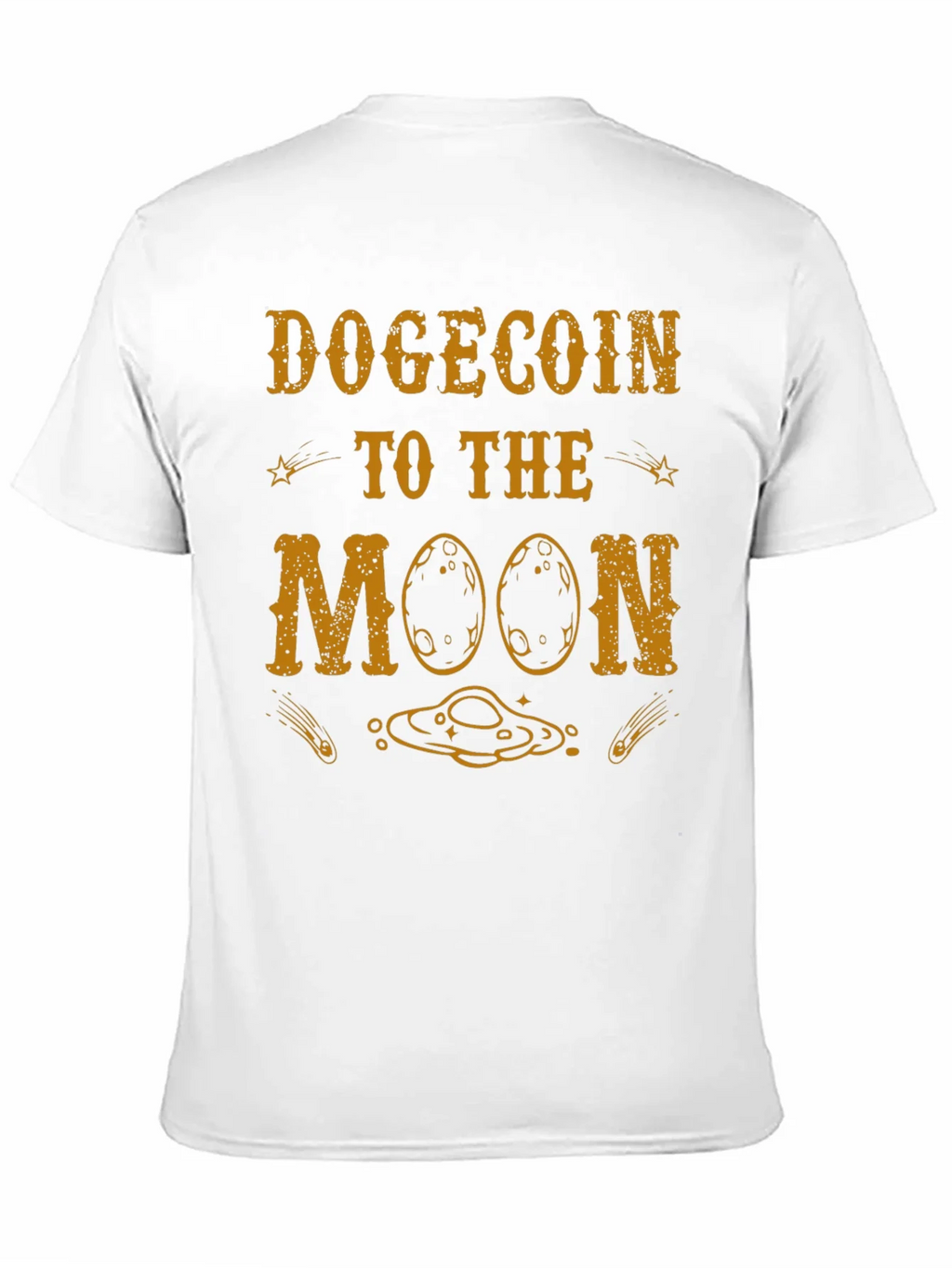 Dogecoin to the Moon Graphic Tee product image 9