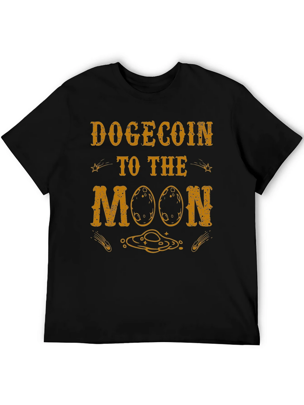 Dogecoin to the Moon Graphic Tee product image 4