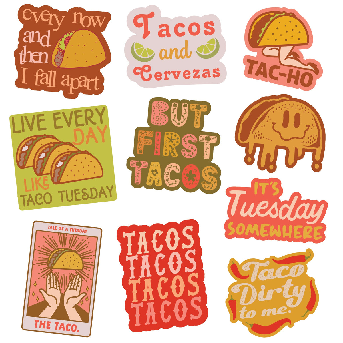 Taco Stickers