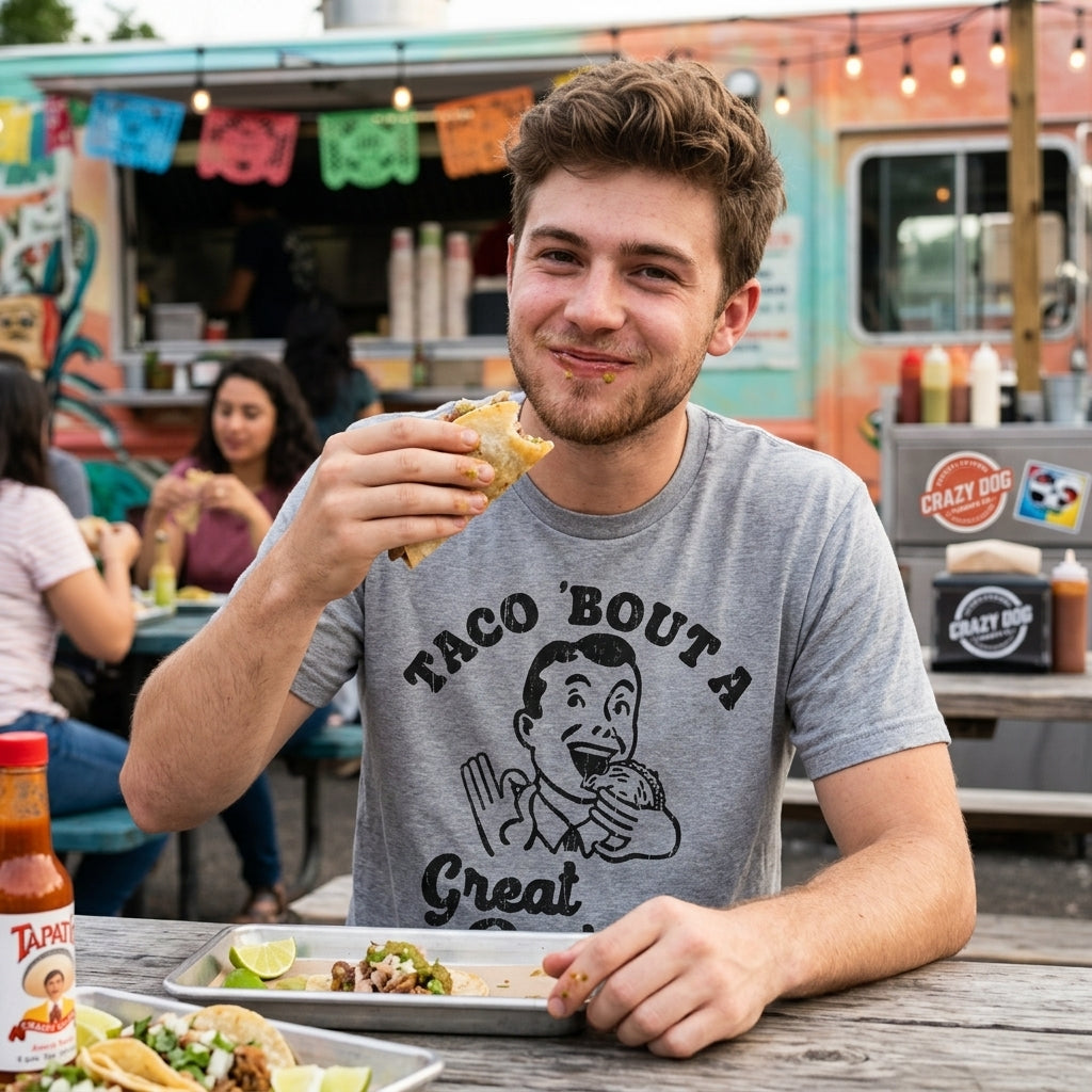 Taco Bout A Great Dad Men's T Shirt product image 4