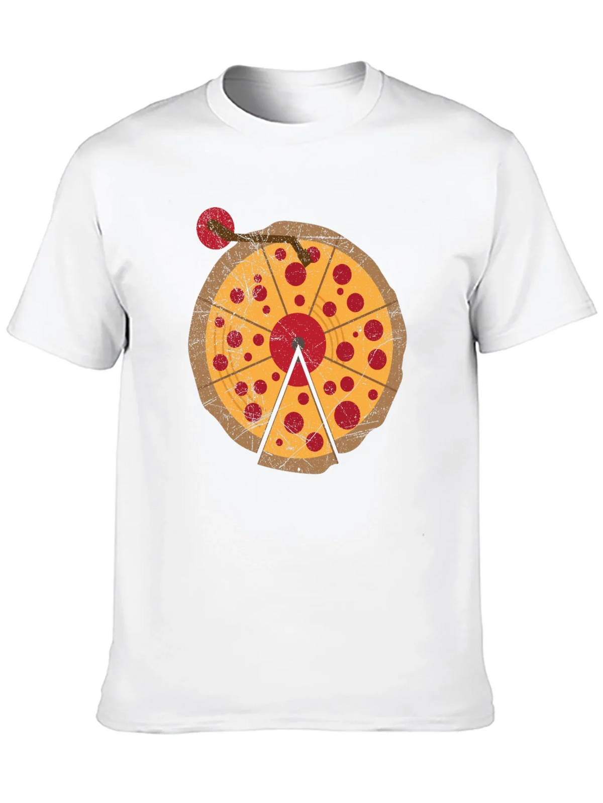 Pizza DJ Turntable Graphic T-Shirt product image 9