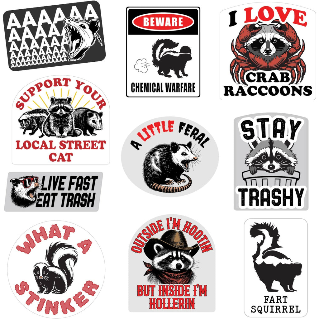 Trash Animals Stickers