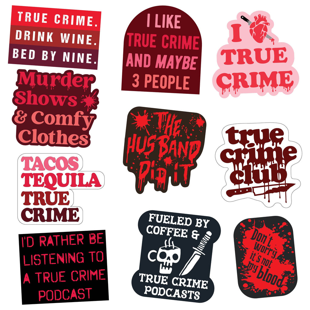 Ture Crime Stickers