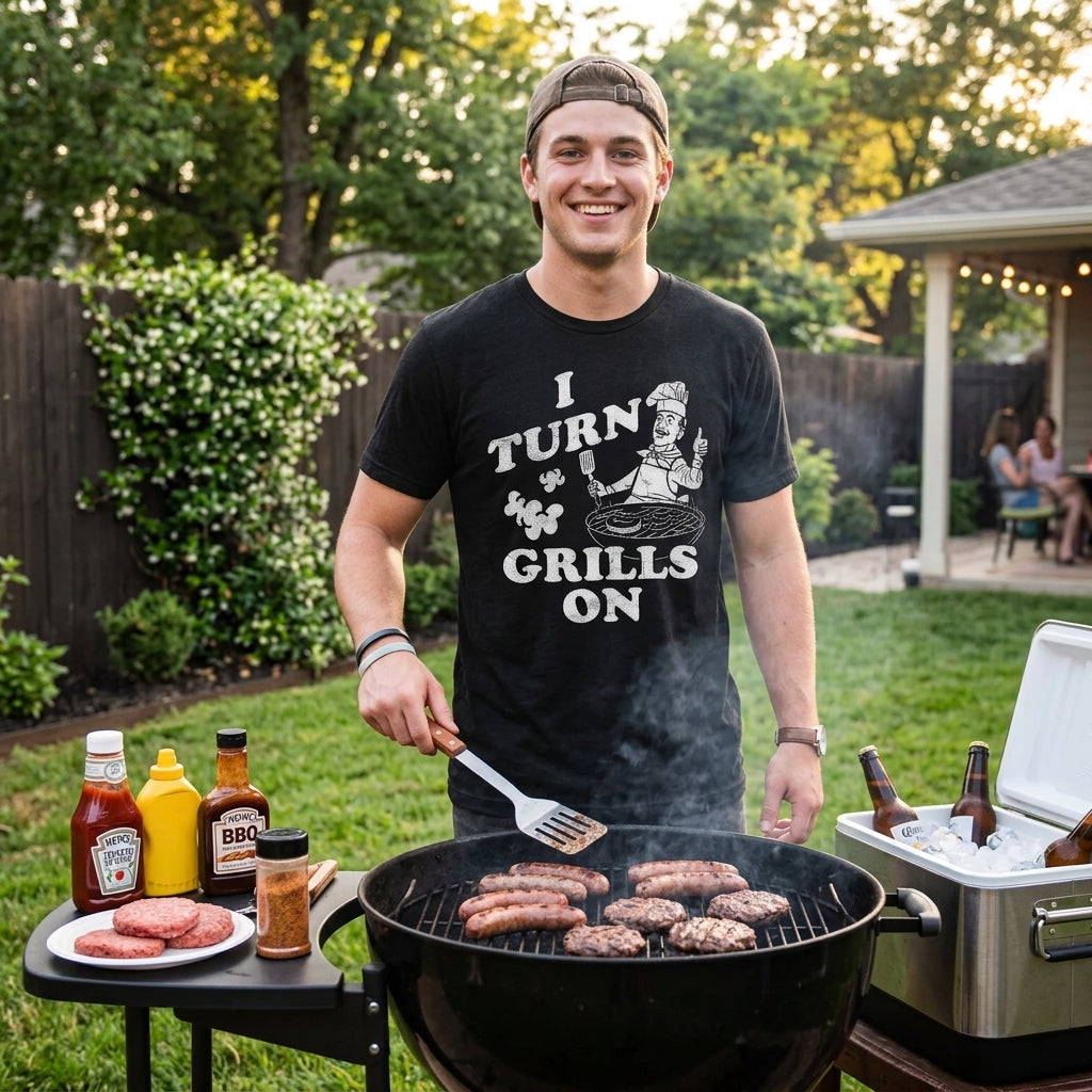 I Turn Grills On Men's T Shirt product image 4