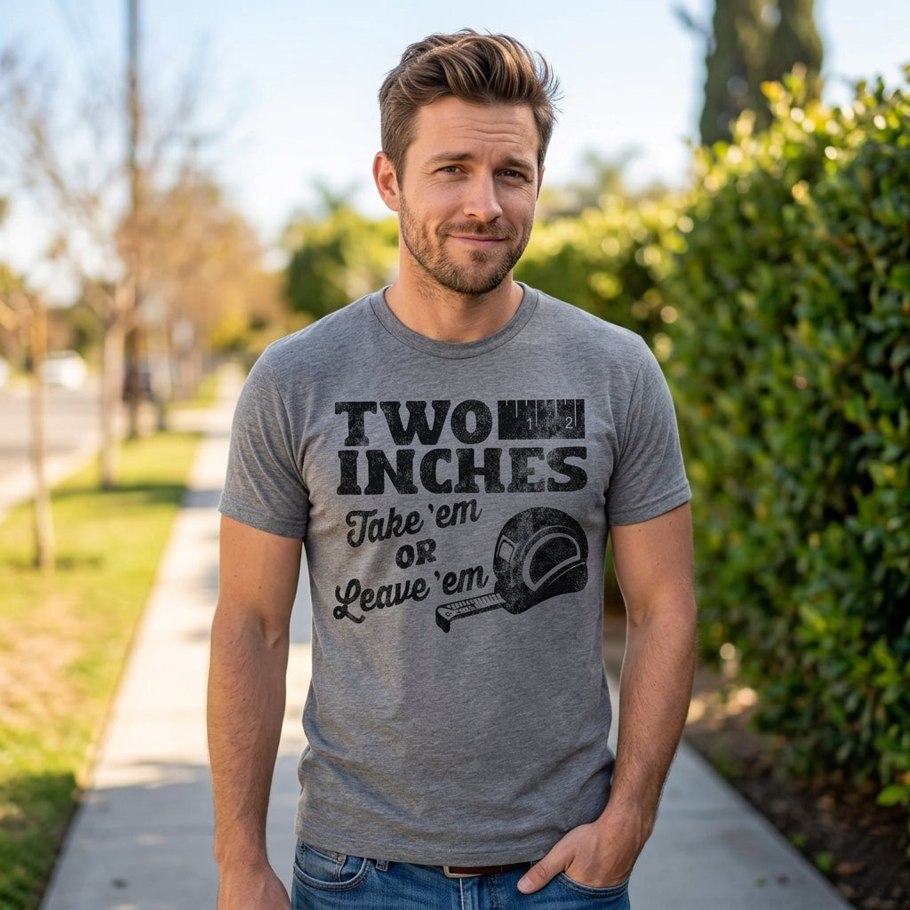 Two Inches Take Em Or Leave Em Men's T Shirt product image 2