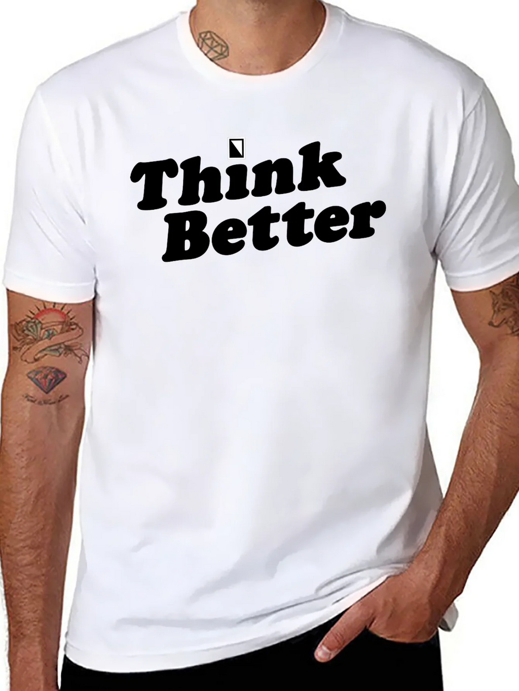 Think Better T-Shirt - Mens Crew Neck Tee product image 7