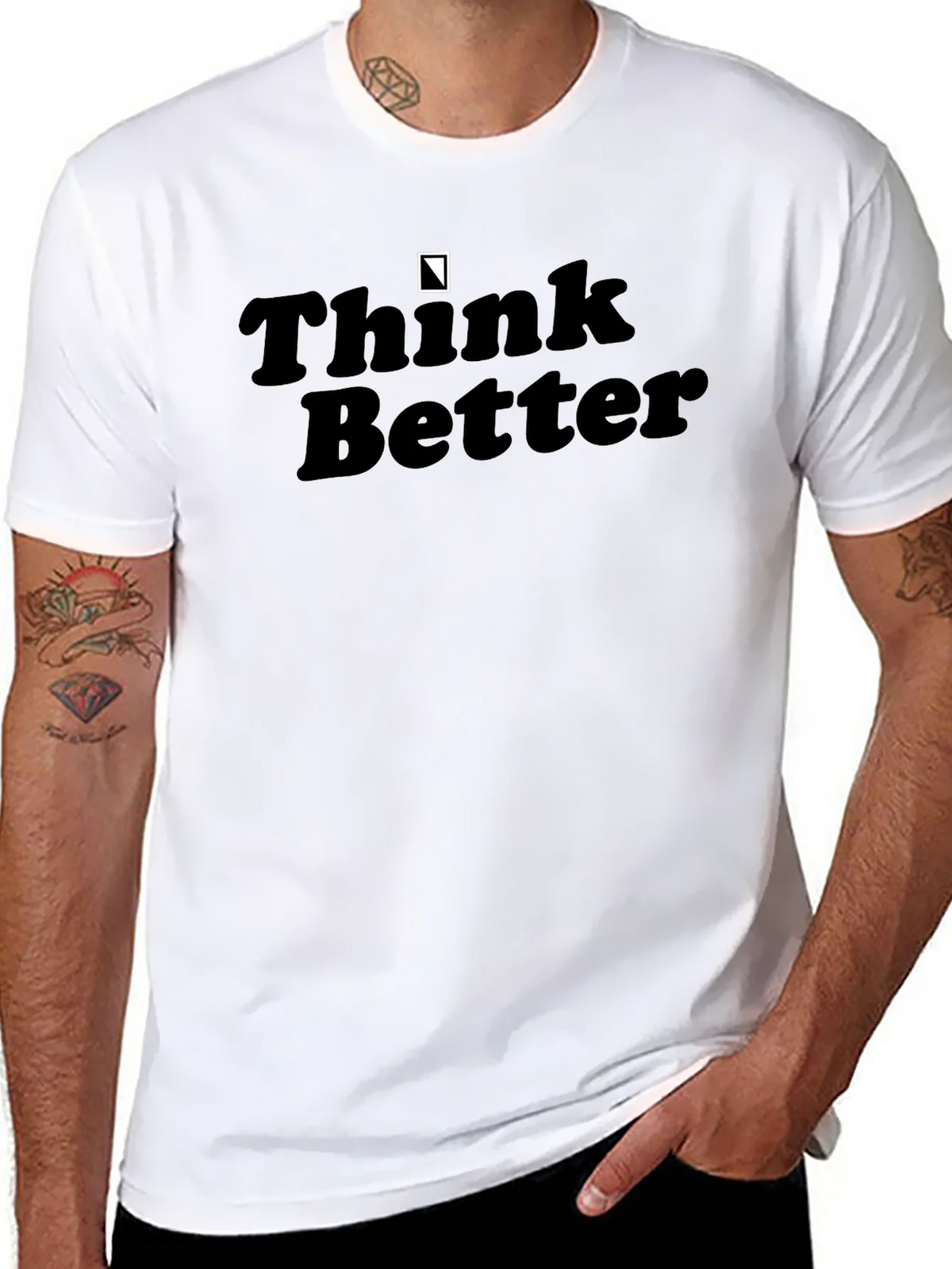 Think Better T-Shirt - Mens Crew Neck Tee product image 7