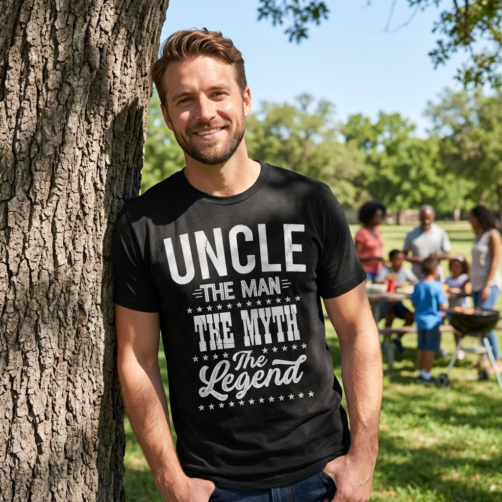 Uncle The Man Myth Legend Men's T Shirt product image 2
