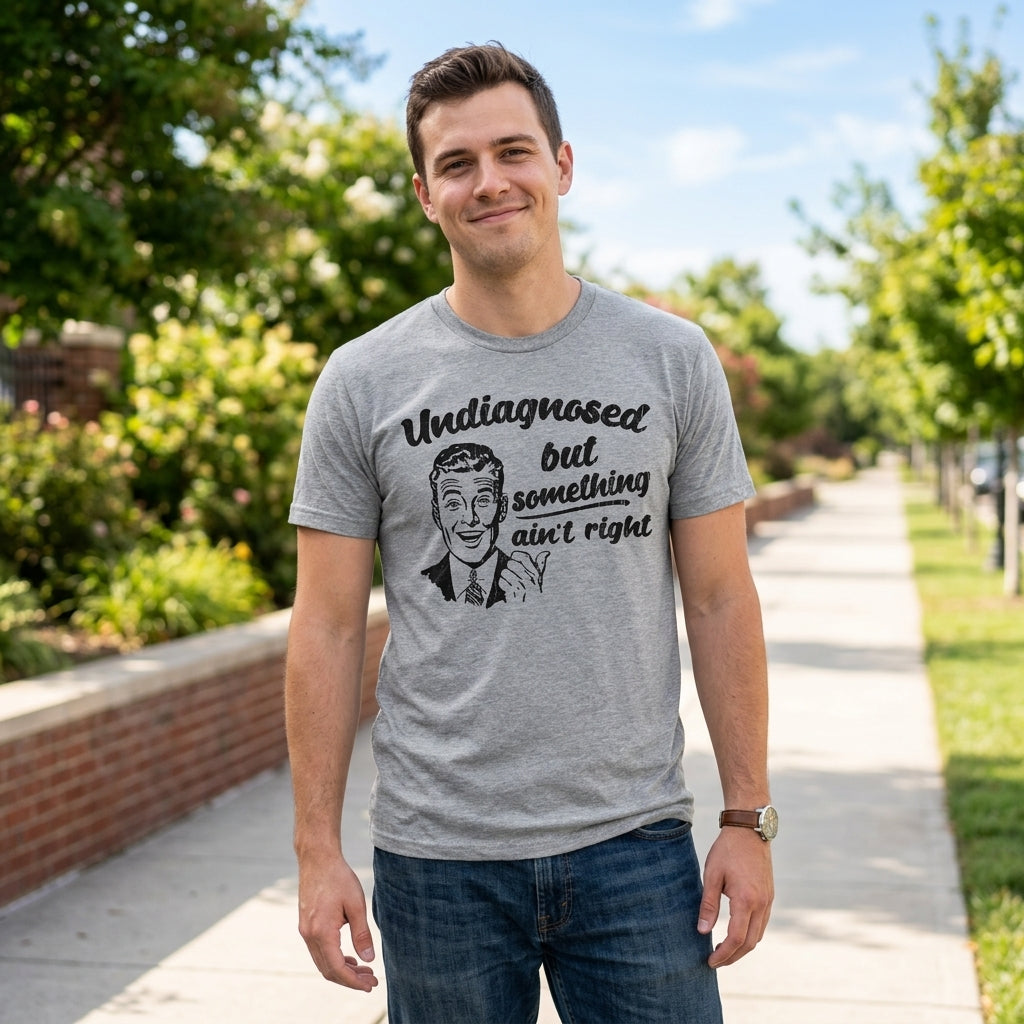 Undiagnosed But Something Aint Right Men's T Shirt product image 4