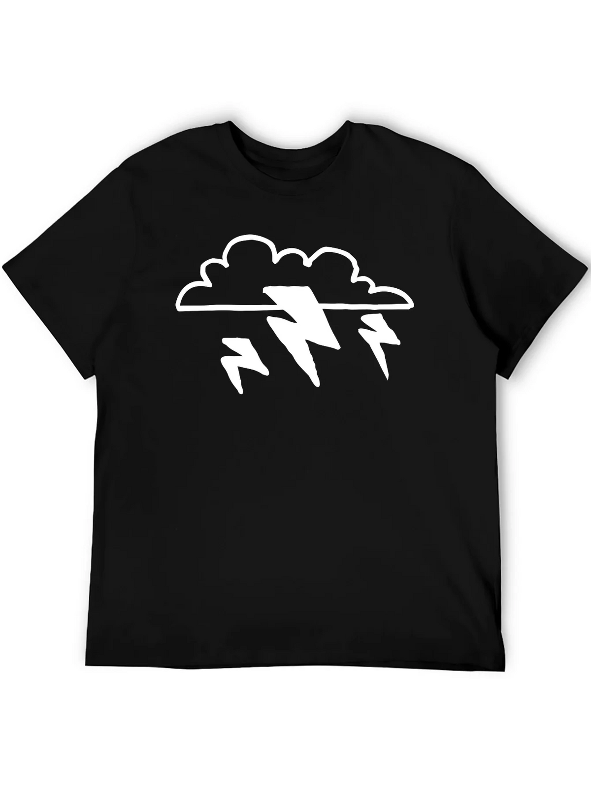 Storm Cloud T-Shirt - Lightning Bolt Design product image 4