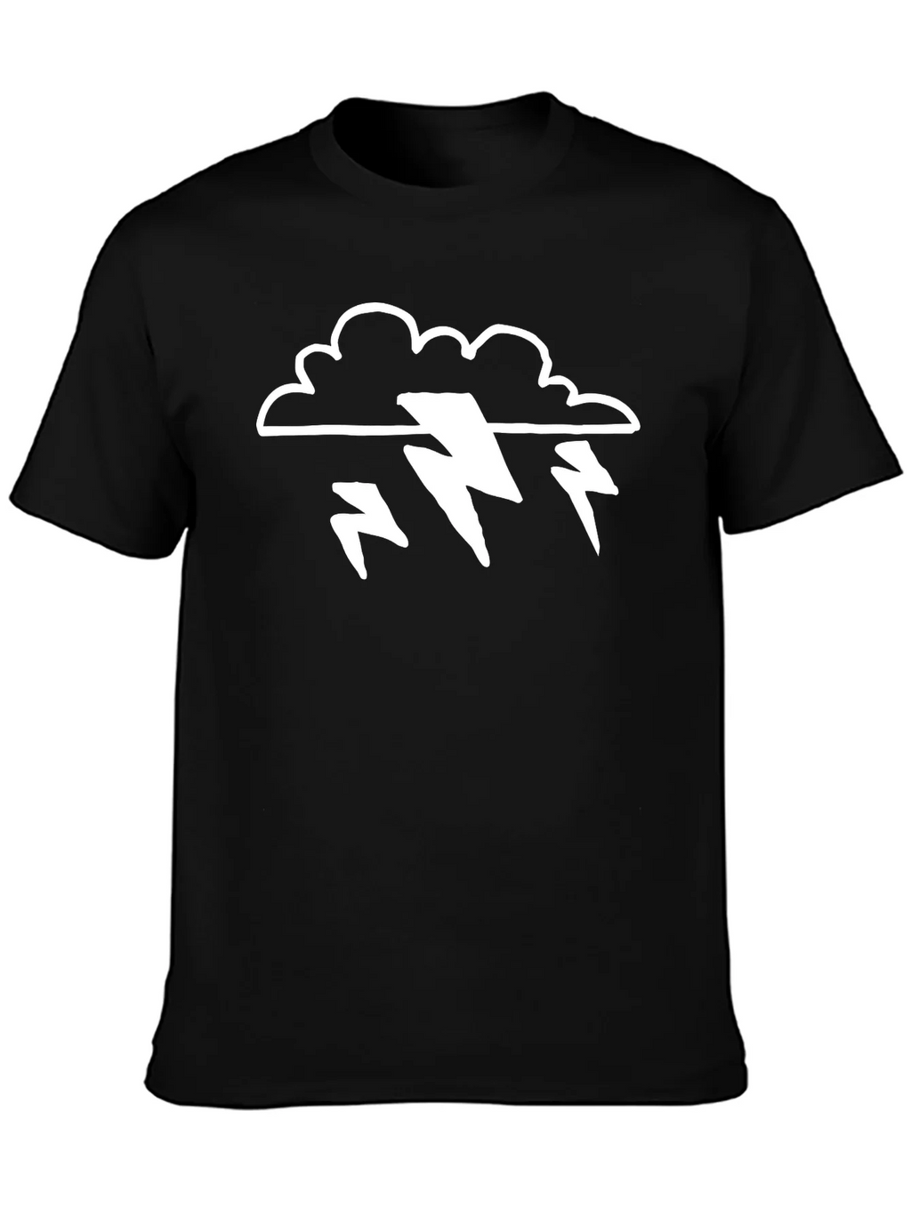 Storm Cloud T-Shirt - Lightning Bolt Design product image 2