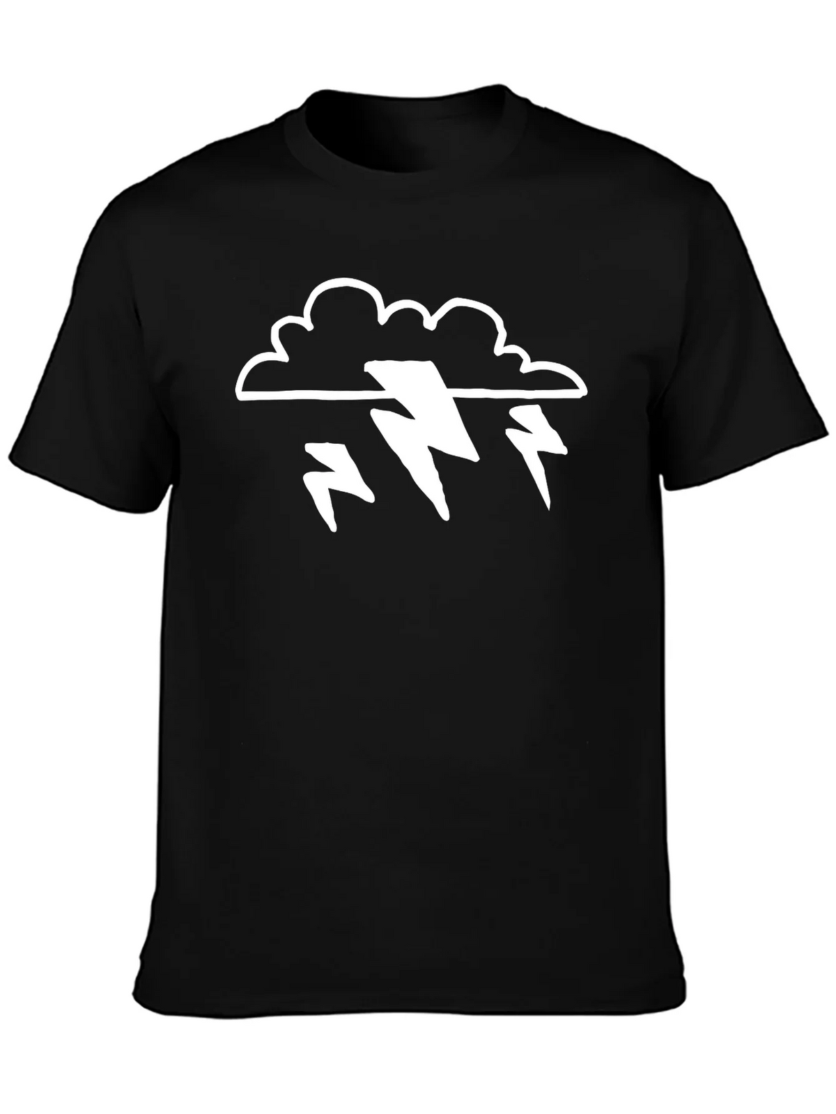 Storm Cloud T-Shirt - Lightning Bolt Design product image 2