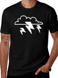 Storm Cloud T-Shirt - Lightning Bolt Design product image 1