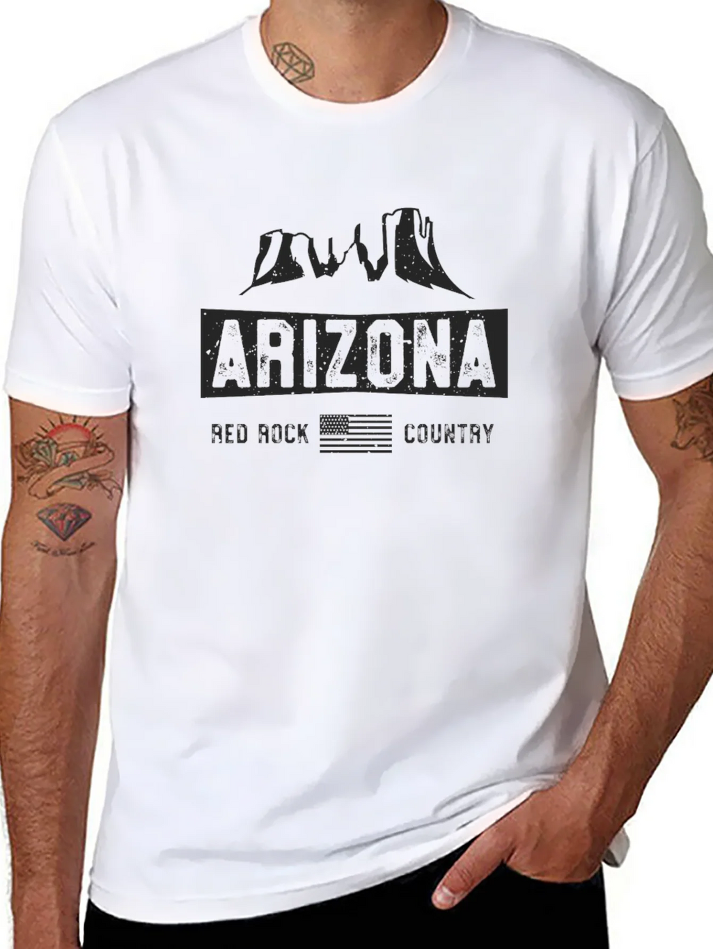 Arizona Red Rock Country Graphic Tee - Black product image 7