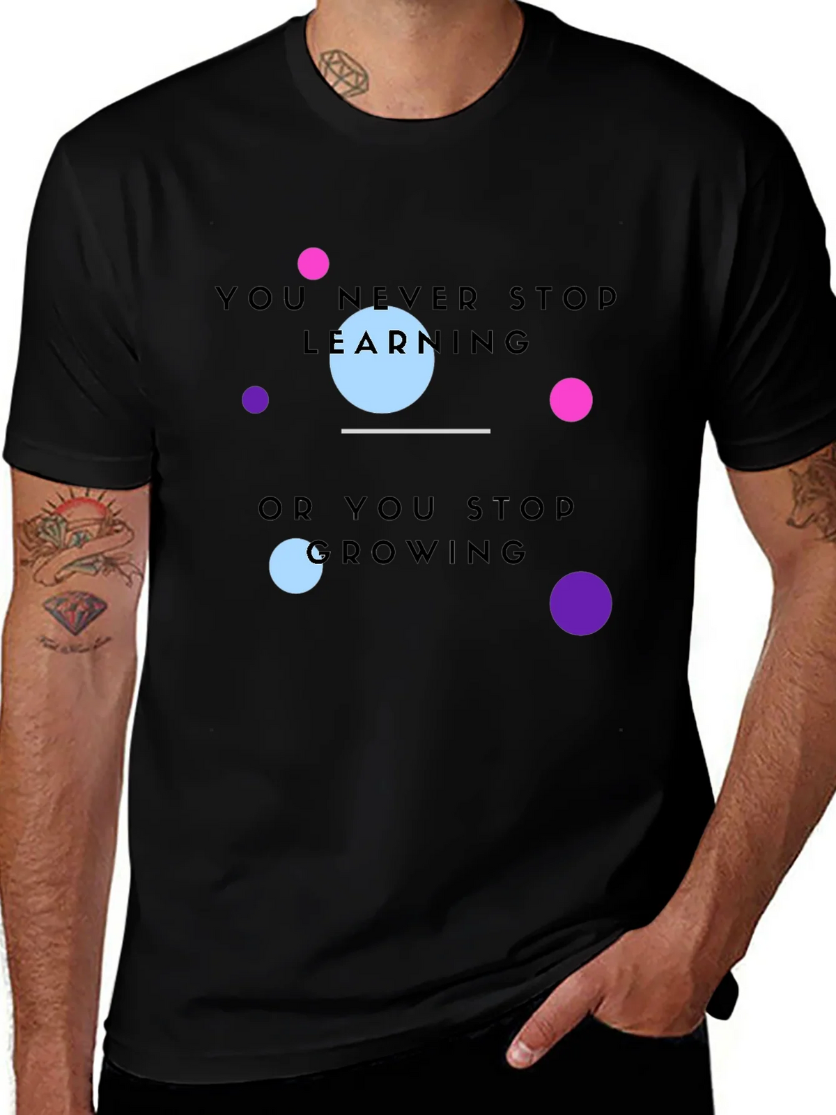Motivational Learning T-Shirt product image 1