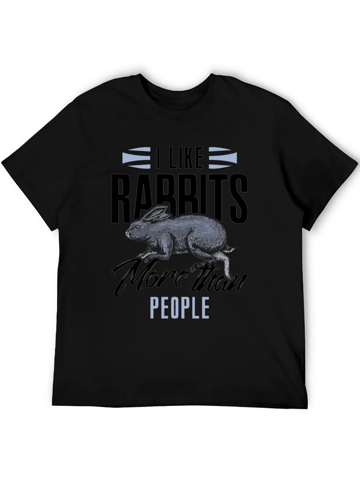 I Like Rabbits T-Shirt - Funny Animal Lover Tee product image 5