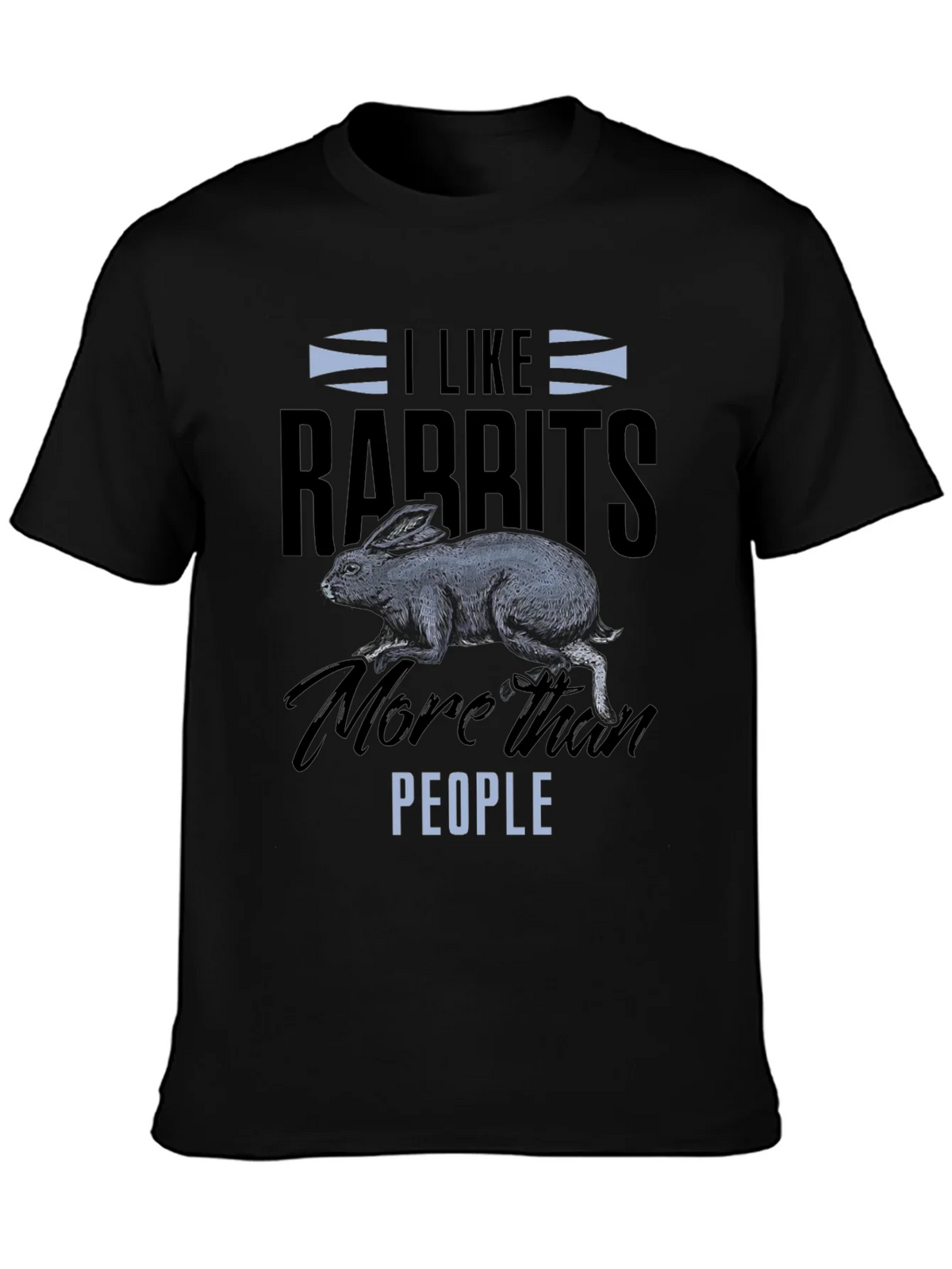 I Like Rabbits T-Shirt - Funny Animal Lover Tee product image 3