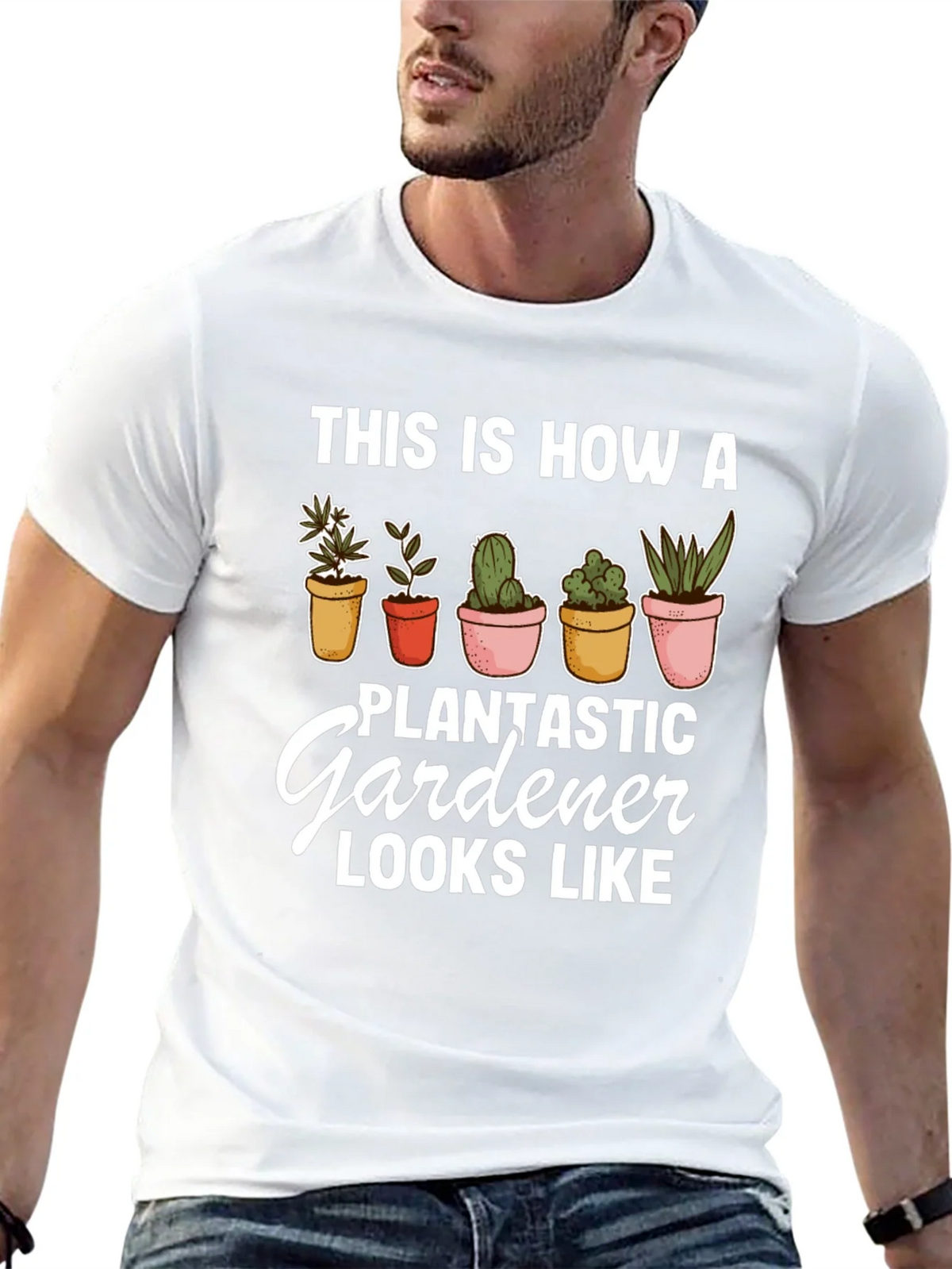 Plantastic Gardener T-Shirt - Black Graphic Tee product image 12