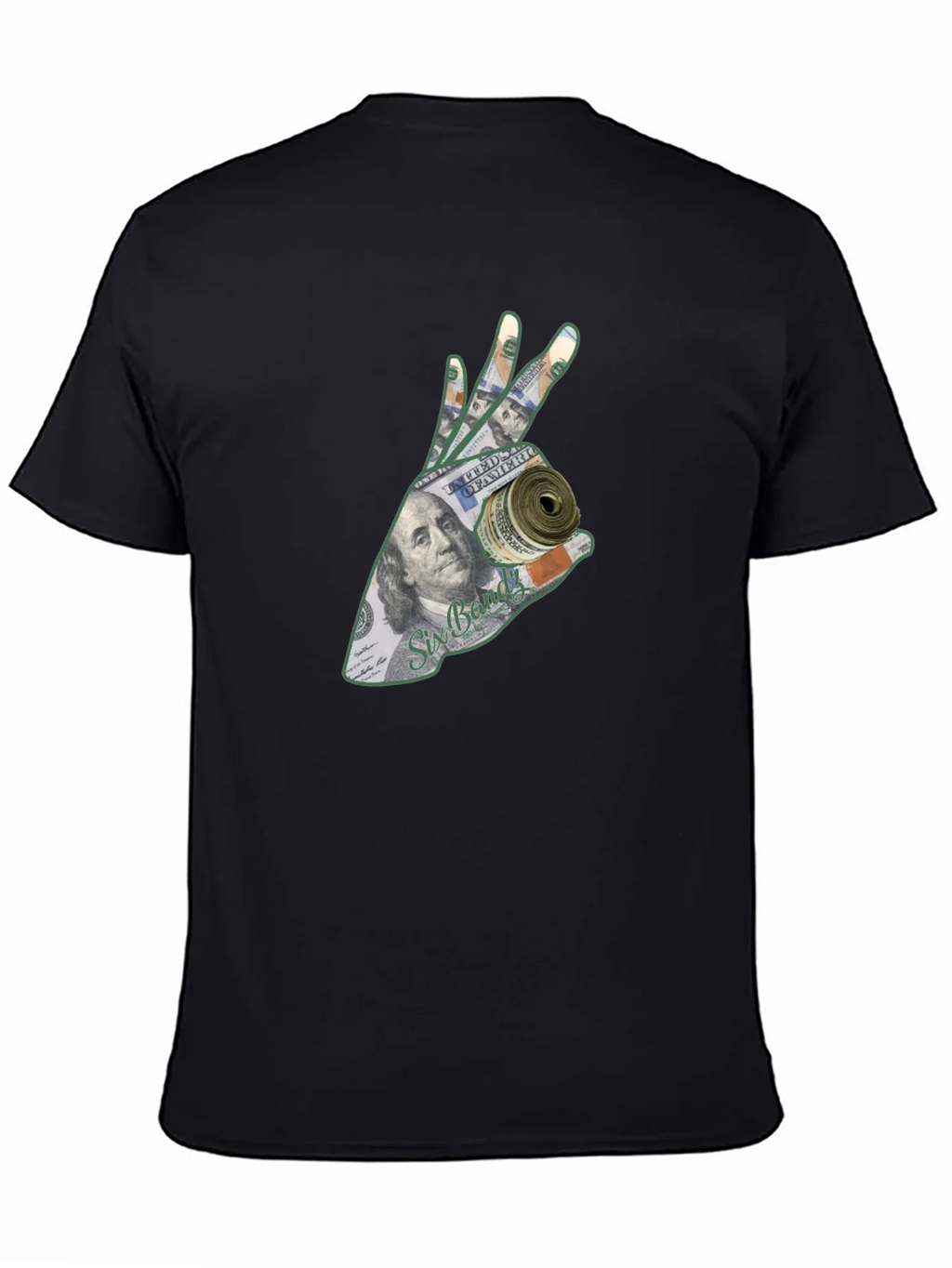 Money Hand Graphic T-Shirt - Black product image 4