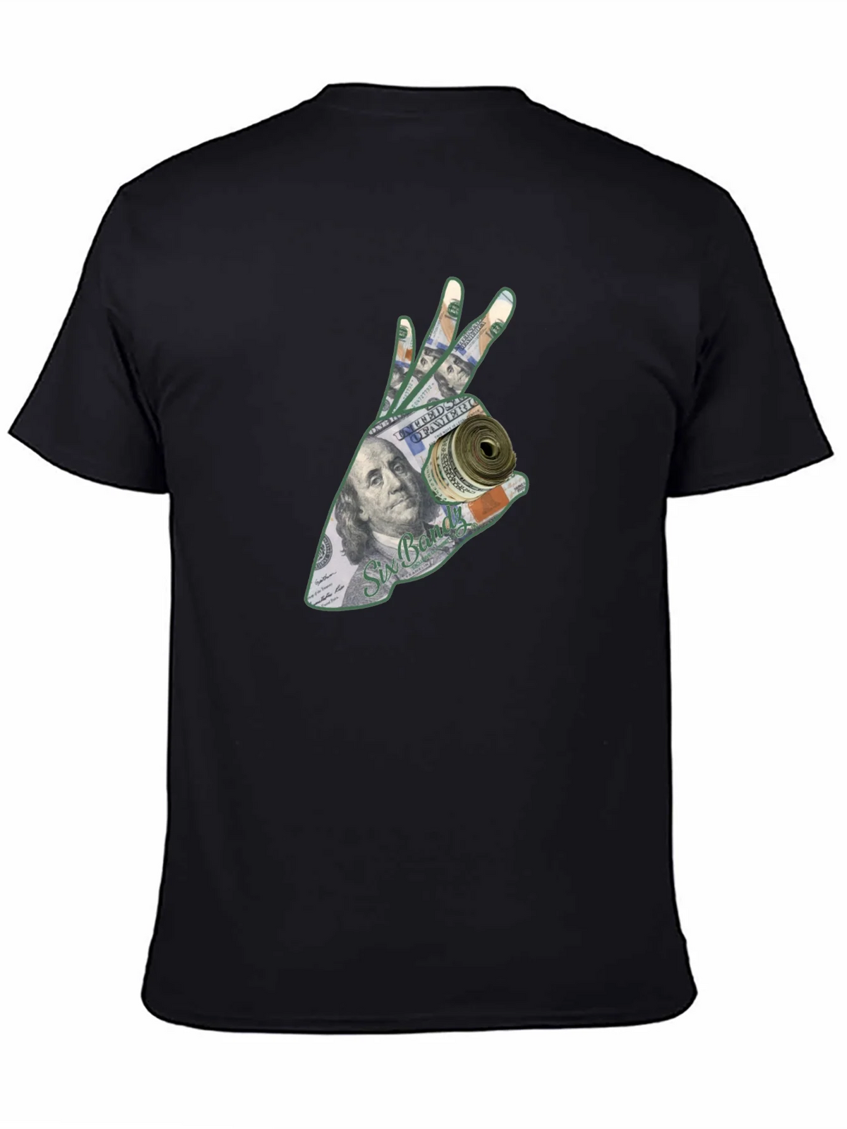 Money Hand Graphic T-Shirt - Black product image 4