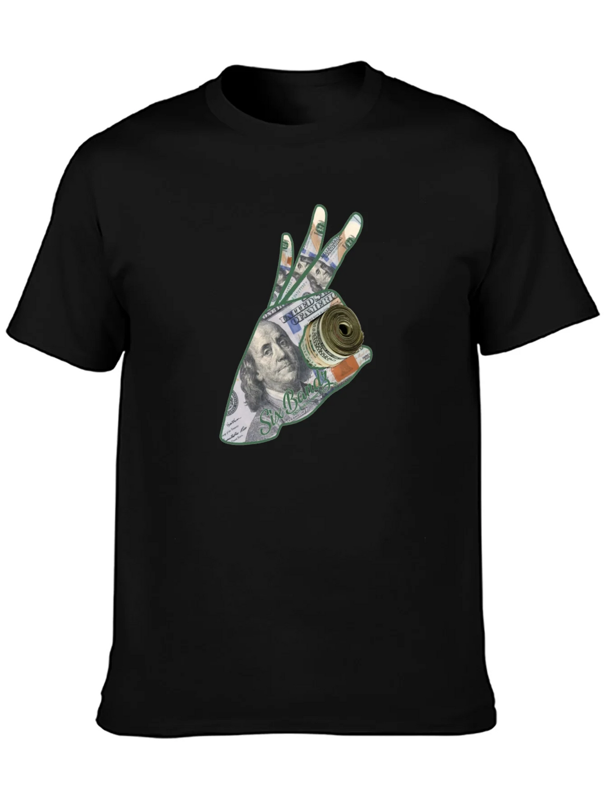 Money Hand Graphic T-Shirt - Black product image 3