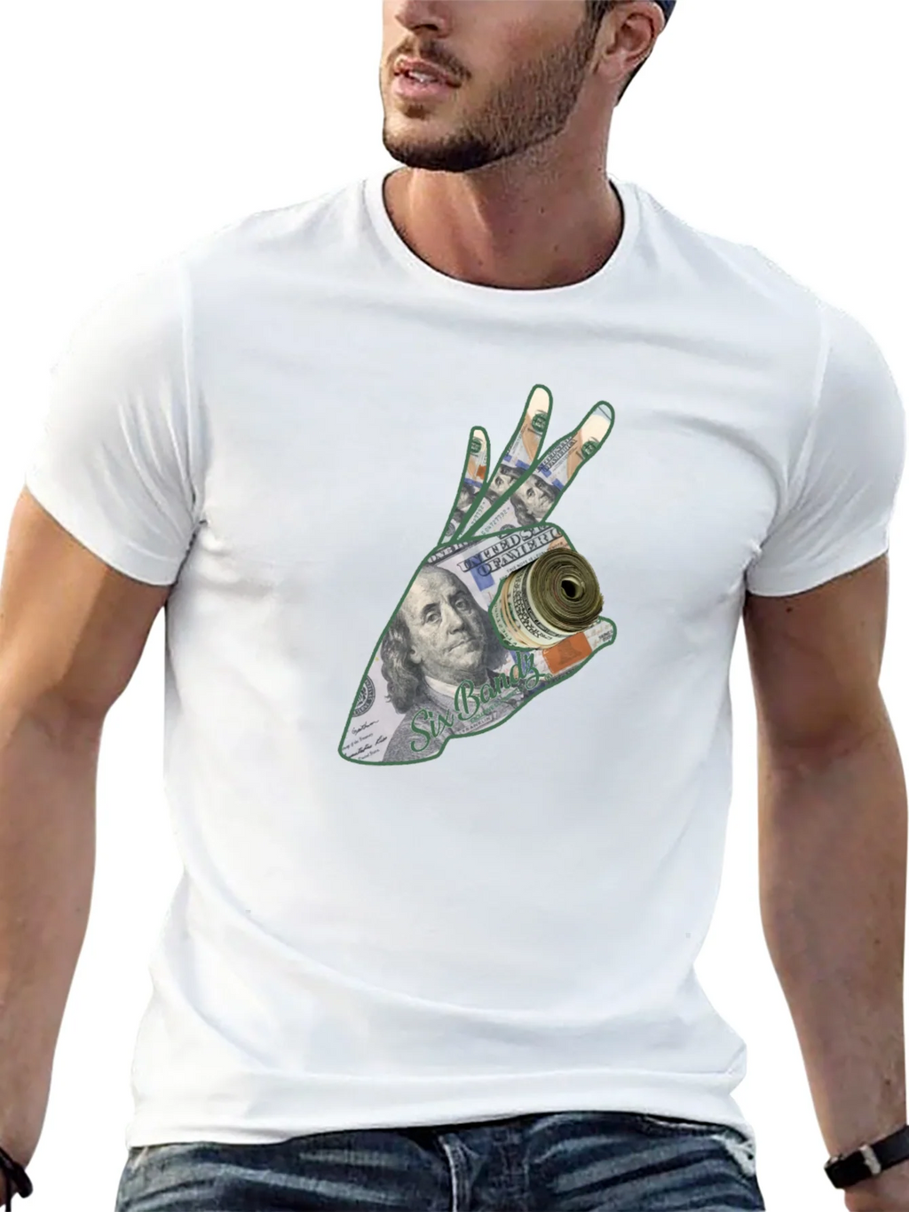 Money Hand Graphic T-Shirt - Black product image 11