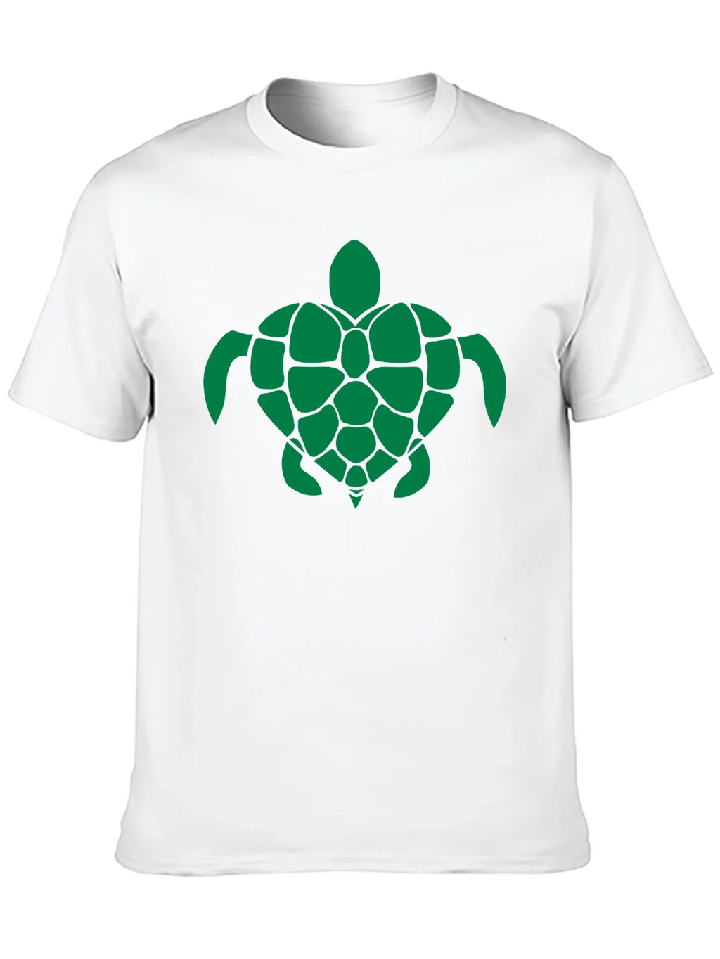Turtle Graphic Tee - Green Print on Black product image 8