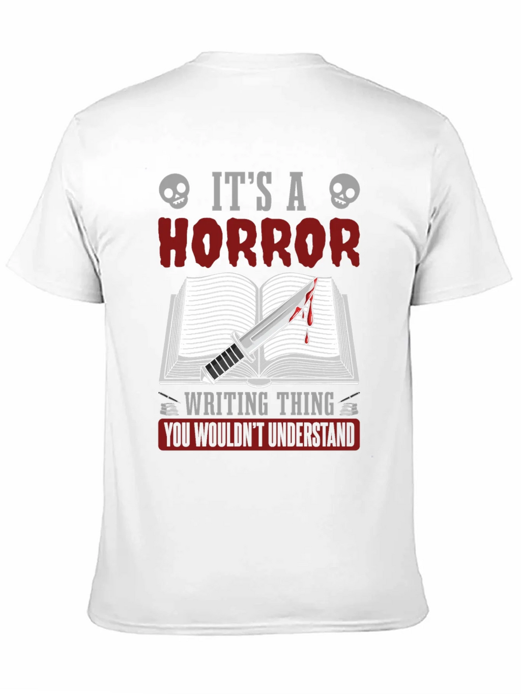 Horror Writing Thing T-Shirt product image 10