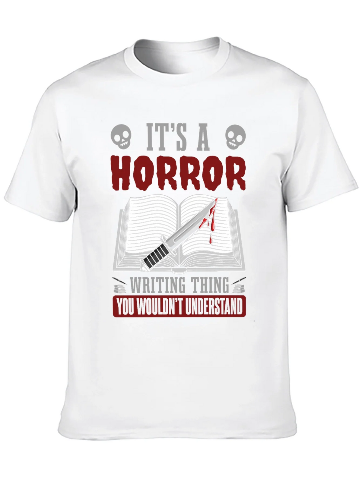 Horror Writing Thing T-Shirt product image 9