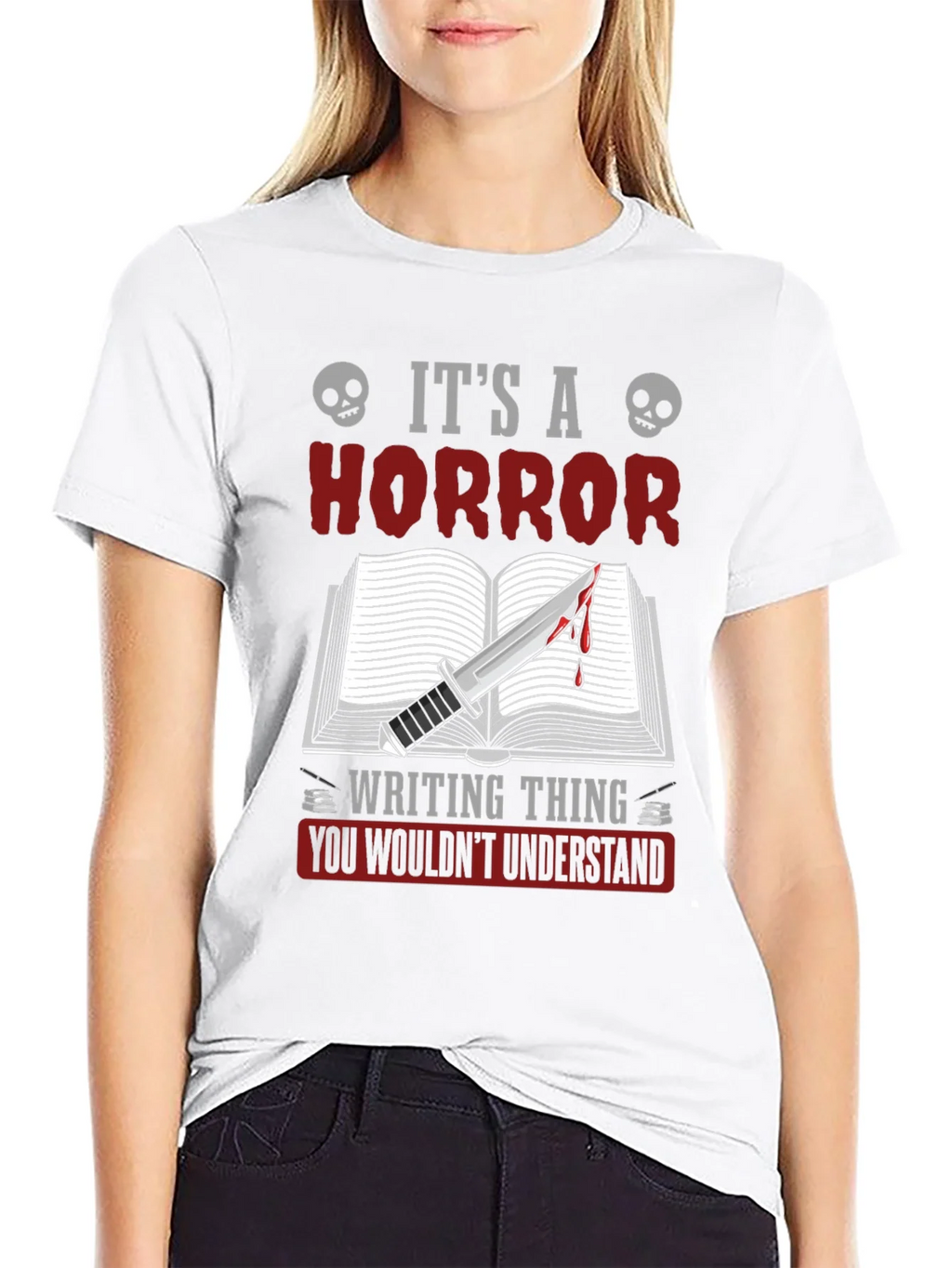 Horror Writing Thing T-Shirt product image 8
