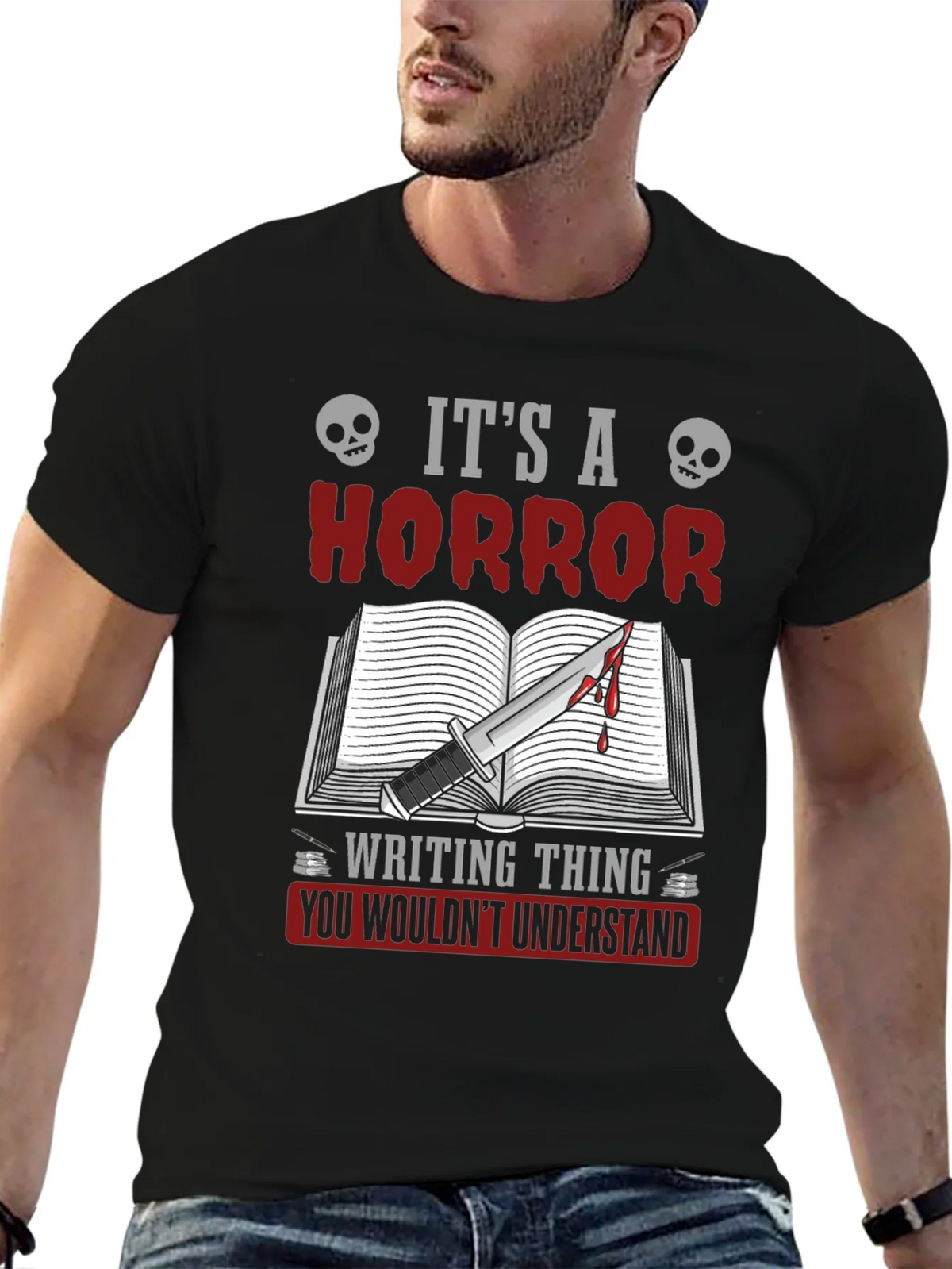 Horror Writing Thing T-Shirt product image 6